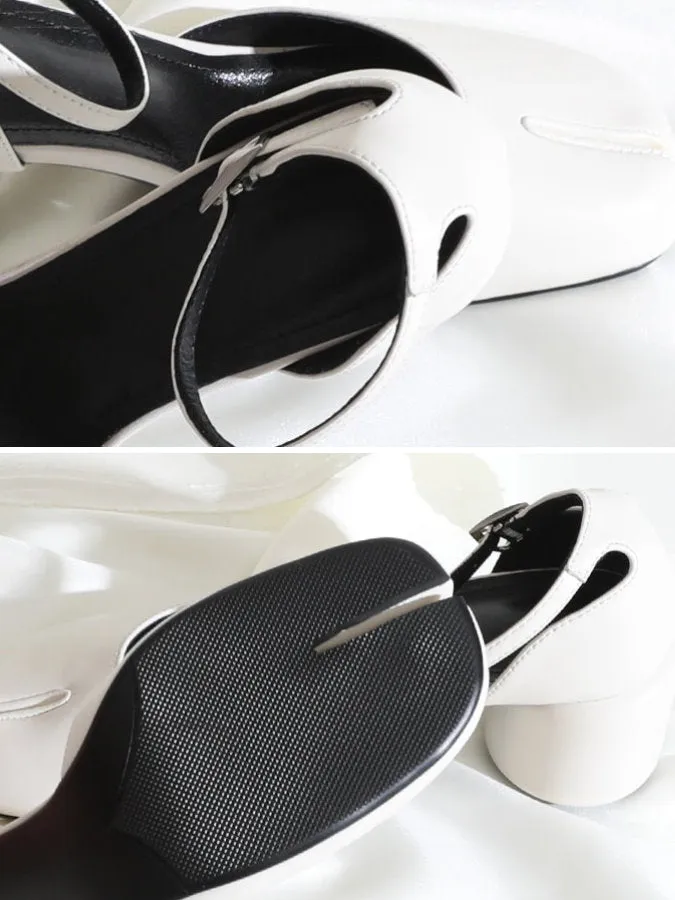 Split Toe Ankle Strap Pumps_BDHL4567
