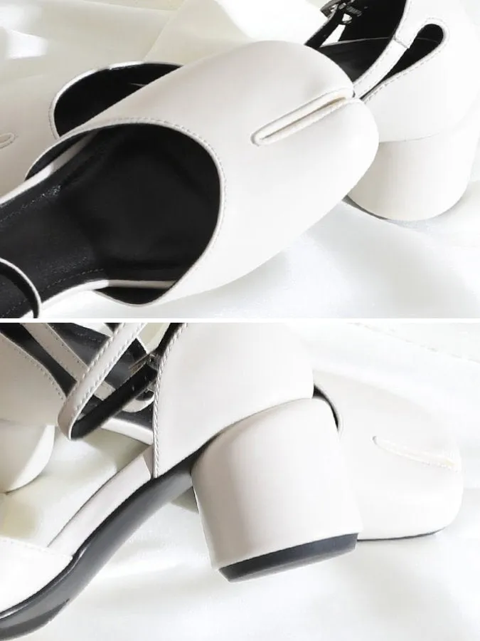 Split Toe Ankle Strap Pumps_BDHL4567