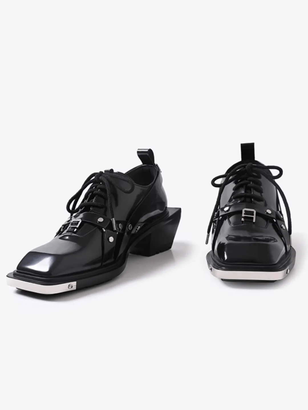 Square Toe Derby Leather Shoes na1046