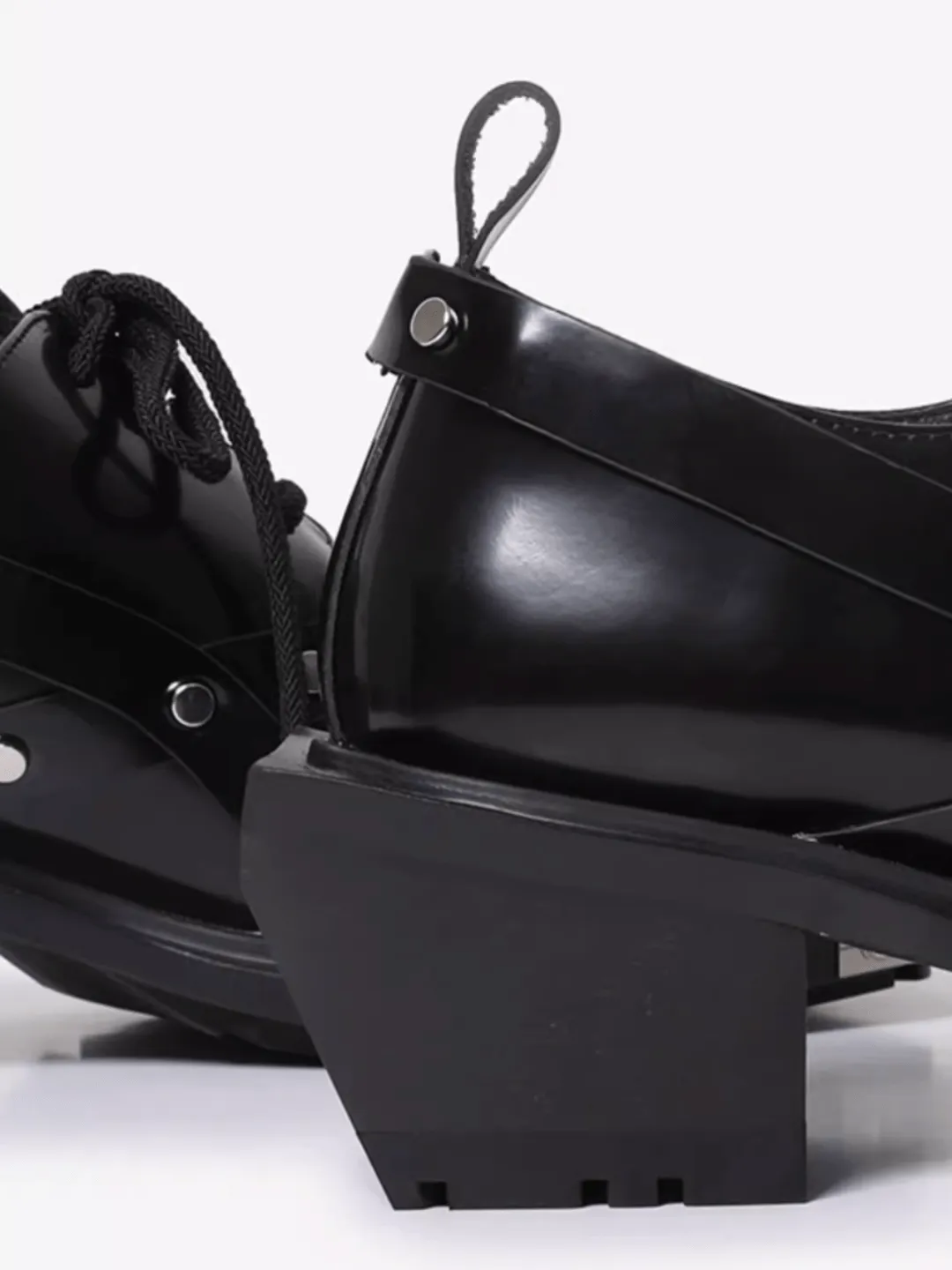 Square Toe Derby Leather Shoes na1046