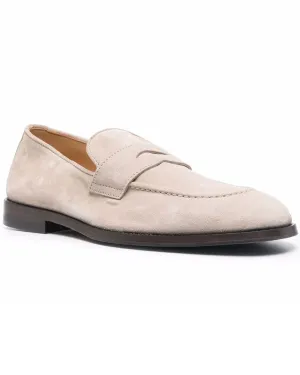Suede Loafer in Sabbia