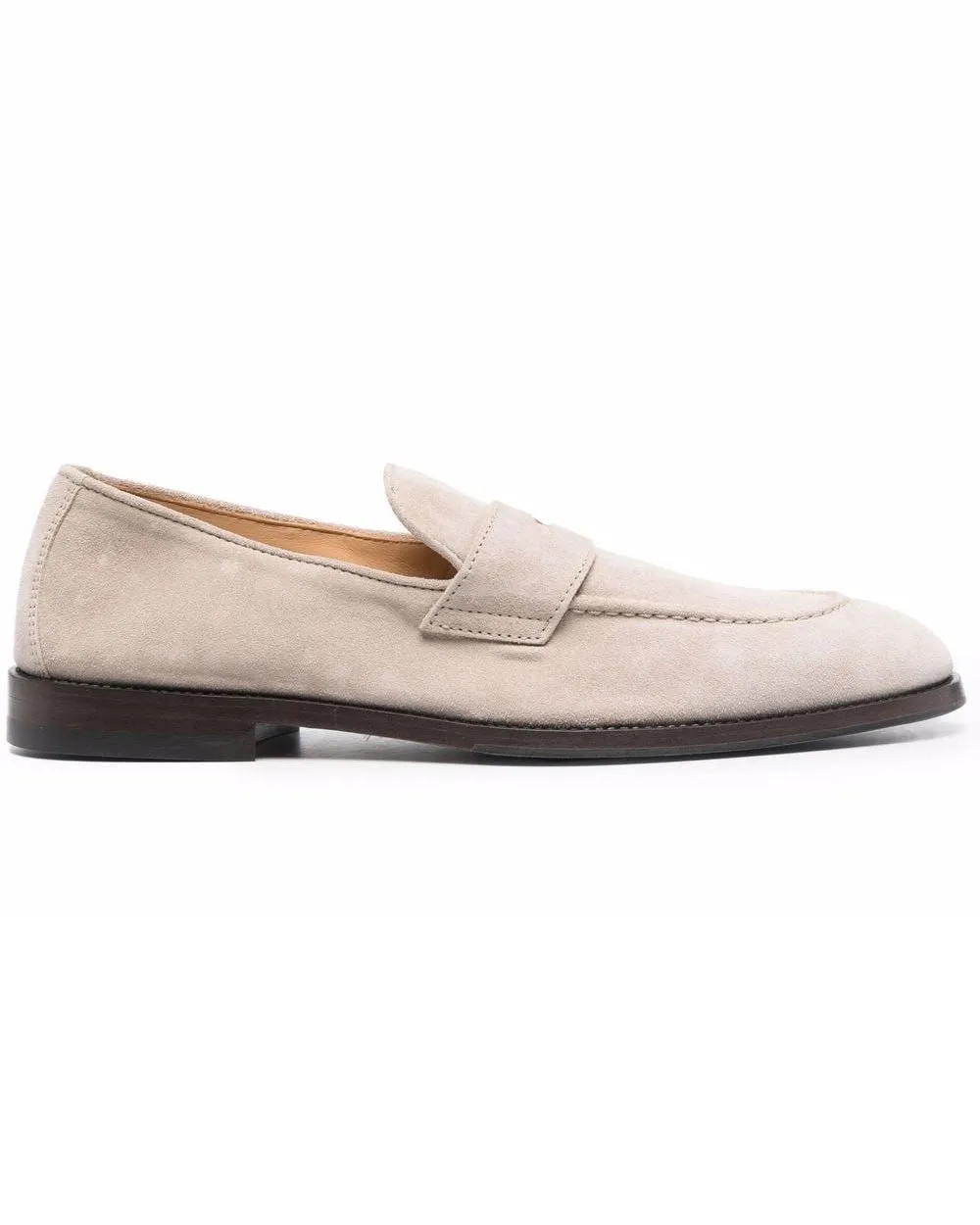 Suede Loafer in Sabbia