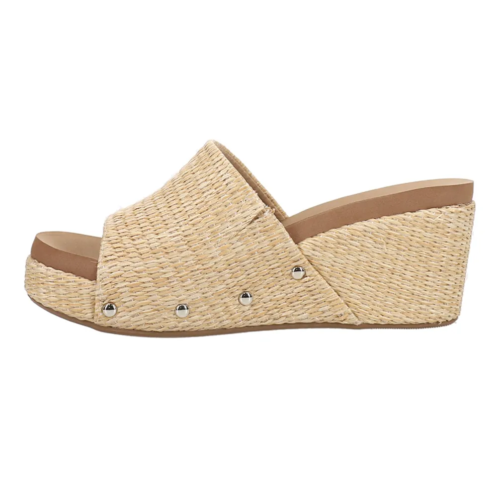Summer Lovin Studded Slide Wedge Sandals