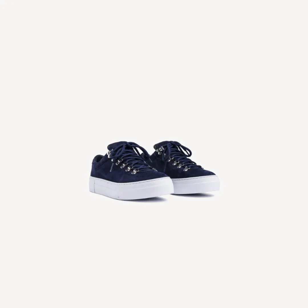 W MAROSTICA LOW PLATFORM NAVY SUEDE